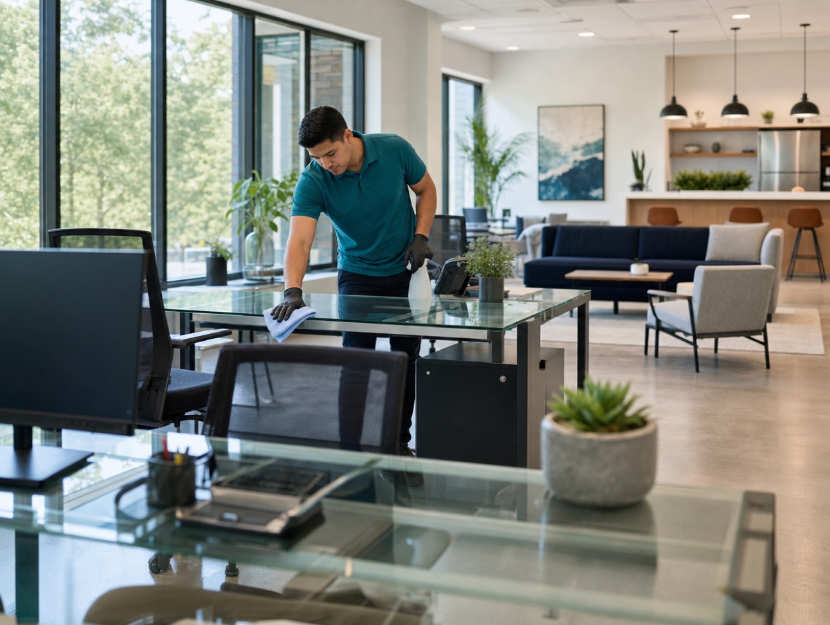 Commercial and office cleaning